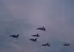 An IAF flypast during Republic Day parade.