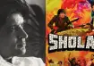 Javed Akhtar and Sholay poster