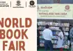 Visitors browsing books at the New Delhi World Book Fair 2026 at Bharat Mandapam