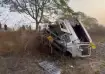 Five police personnel lose lives after a trailer hit their