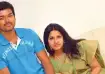 Thalapathy Vijay and wife Sangeetha Sornalingam