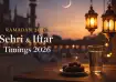 Ramadan 2026: Sehri and Iftar timings