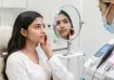 South Asian woman consulting a dermatologist in a modern skin clinic