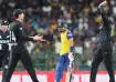 Mitchell Santner and Rachin Ravindra against Sri Lanka