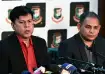 Former selector Minhajul Abedin (L) and the newly-appointed