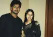 Vijay with wife Sangeetha
