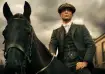 Cillian Murphy as Tommy Shelby sitting on a horse