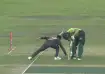 Salman Ali Agha run-out in second ODI vs Bangladesh