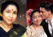 Shah Rukh Khan with Asha Bhosle