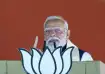 PM Modi addressing a rally in West Bengal. 