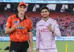 GT take field against the SRH in lavender jsersey.