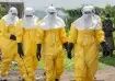 Red Cross workers in Congo's Rwampara/ Photo used for