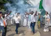 UDF supporters were seen celebrating party's win in the state. 