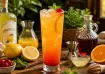 Limoncello Sunrise cocktail