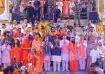 BJP chief Nitin Nabin performs Ganga Aarti.