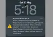 Weather alerts on phones