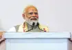 PM Modi during the inauguration of Dhyan Mandir at the Art