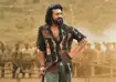 A still featuring Ram Charan from Peddi. 