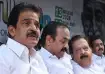 Congress leaders KC Venugopal, VD Satheesan, and Ramesh
