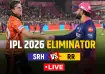 Sunrisers Hyderabad vs Rajasthan Royals Live Score
