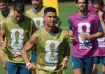 Cristiano Ronaldo trains ahead of Uzbekistan game.