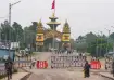 A security check post near the India-Nepal border, in