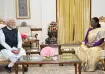 Prime Minister Narendra Modi meets President Droupadi Murmu