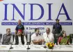 Rahul Gandhi at India Bloc meeting.