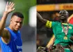 Kylian Mbappe (left) and Sadio Mane (right)