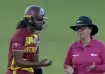 West Indies captain Hayley Matthews was given out in a