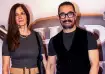 Aamir Khan with partner Gauri Spratt.