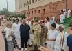 Visuals from inside the Parliament complex 