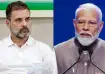 Congress leader Rahul Gandhi and PM Narendra Modi