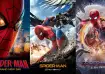Posters of Spider-Man movies. 