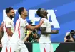 Bukayo Saka with Reece James and Jude Bellingham
