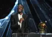 Ousmane Dembele with the Ballon d'Or