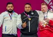 Lovepreet Singh (left) at the podium