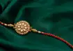 1. Classic Kundan Rakhi: A timeless choice with a round