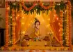Marigold and mango-leaf mandap