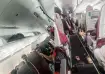 An inside view of the Air India flight from Phuket to Delhi