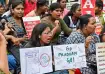 CJP agitators during a protest, seeking action over NEET