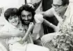 Jugal Hansraj and Shekhar Kapur from the sets of Masoom