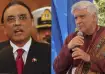 Pakistan President Asif Ali Zardari (L) and Screenwriter