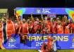 Trinbago Knight Riders with CPL 2025 trophy