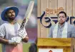Rishabh Pant (left) and Pushkar Singh Dhami (right)