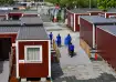 Containers set up to house athletes in Asian Games in