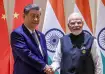 PM Narendra Modi with Chinese President Xi Jinping at BRICS summit 2026 held in New Delhi.