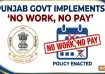 Punjab govt implements 'no work, no pay'