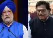 Rajya Sabha MPs Hardeep Singh Puri (BJP) and Ram Gopal