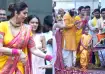 Shilpa Shetty at Ganpati visarjan